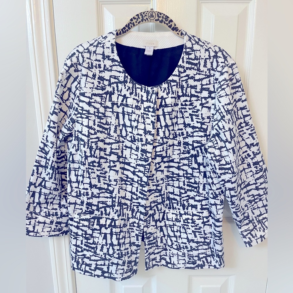 Chico’s Patterned Jacket - image 1